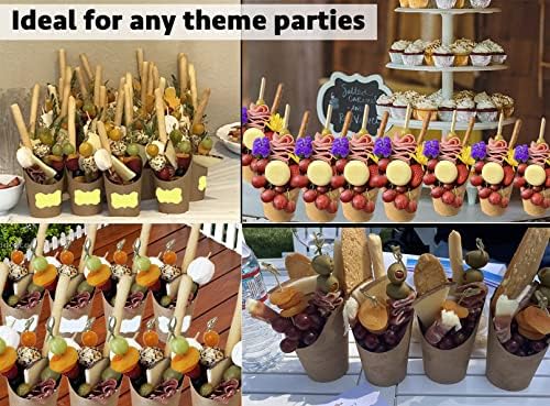 CAMKYDE 100 Pcs French Fries Cups for Parties