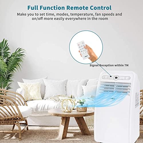 Uhome 2024 New Portable Air Conditioner 8000 BTU White