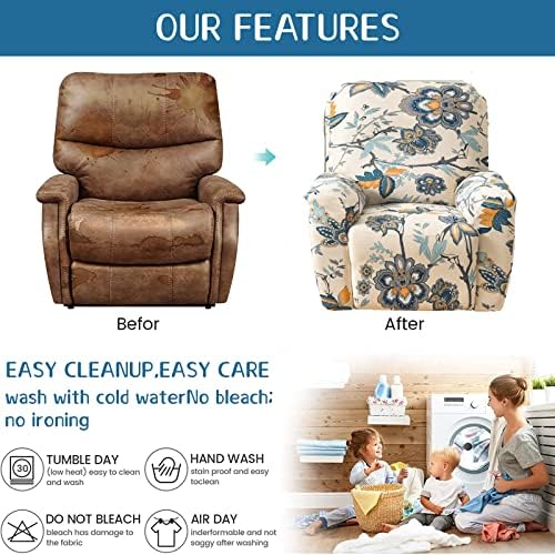 Eco-Ancheng 4-Piece Recliner Chair Cover Set