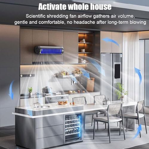 Portable Air Conditioner Cooling Fan with 3 Speeds and LED Display