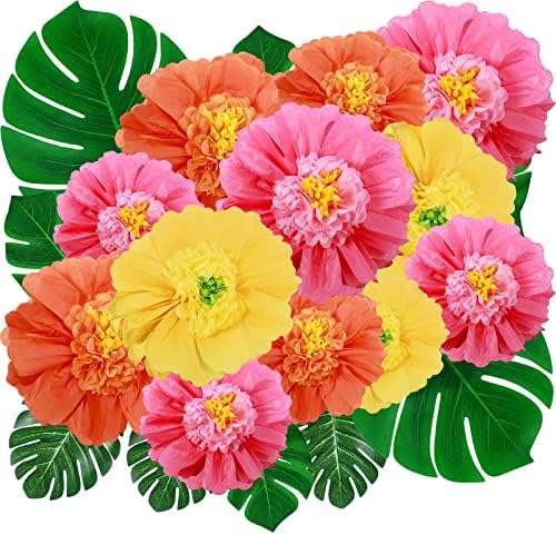 80 Pack Tropical Party Decorations Supplies Set