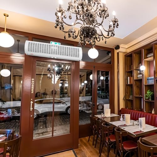 VEVOR 48 Wall-Mounted Air Curtain with 2 Speeds and 1650CFM