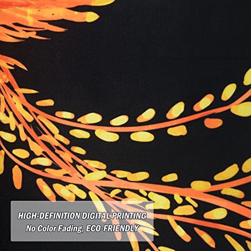 LIGICKY Traditional Golden Phoenix Doorway Curtain for Home and Kitchen