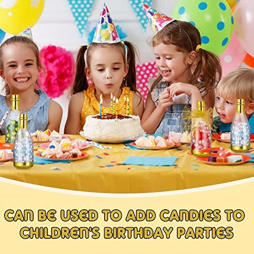 Cunhill 54pcs Gold Champagne Candy Bottles for Party Favors