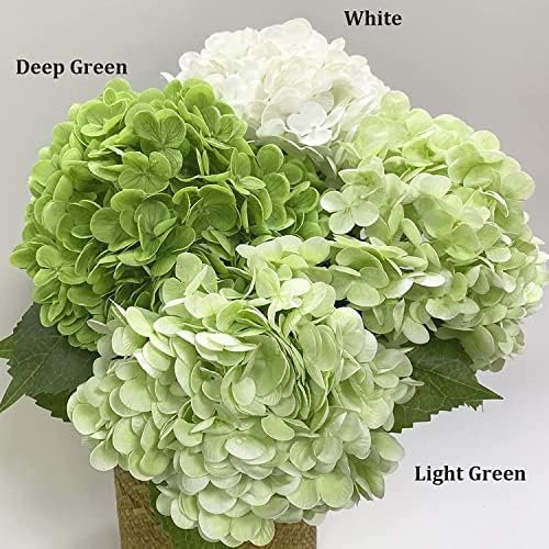 YalzoneMet Artificial Hydrangea Flowers 4 Pcs Set