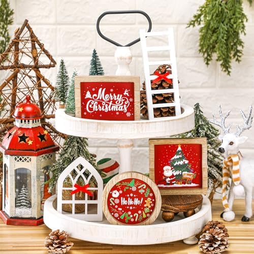 48 Pcs Interchangeable Seasonal Tiered Decor Set