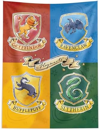 NORTHWEST Harry Potter Hogwarts Life Wall Hanging - Official Warner Bros Tapestry