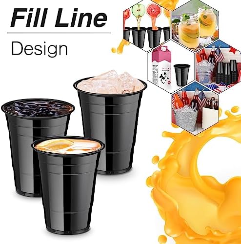 Lounsweer 100 Pack 16 oz Plastic Cups for Parties 1