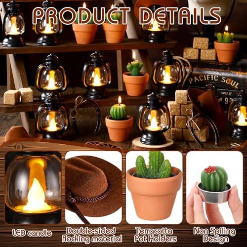 Ferraycle 128 Pcs Western Party Decor Set