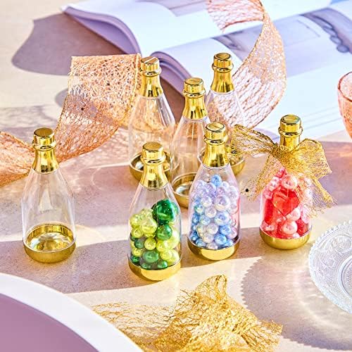 Cunhill 54pcs Gold Champagne Candy Bottles for Party Favors
