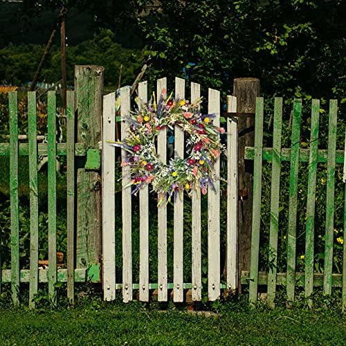 Texas Wildflower Wreath for Front Door Decorations 1