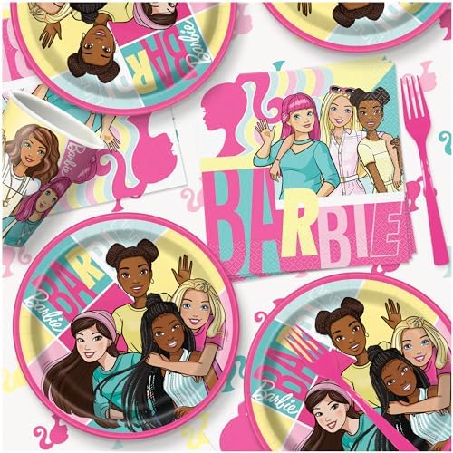 Barbie and Friends Pink Birthday Party Set 1