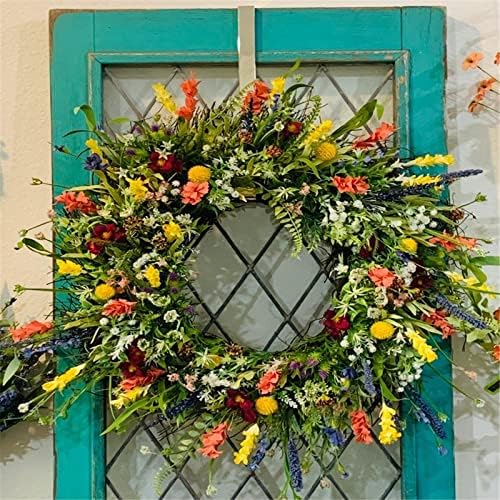 Texas Wildflower Wreath for Front Door Decorations 1