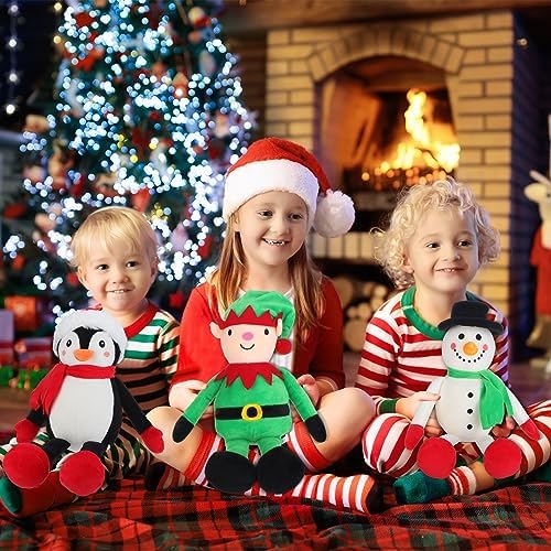 Poen 6 Pcs 16 Inch Christmas Plush Ornaments Set