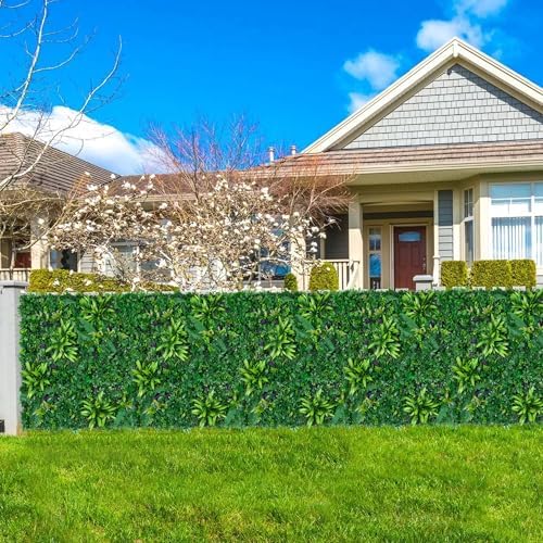 Artificial Boxwood Panels 20x20 12pcs UV Protection Privacy Fence Indoor Wedding Backdrop