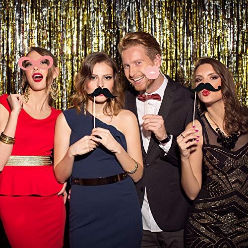 Fully Assembled Wedding Photo Booth Props Set of 40 1