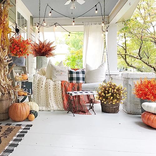Ouddy Decor 24 Bundle Artificial Fall Flowers Set 1