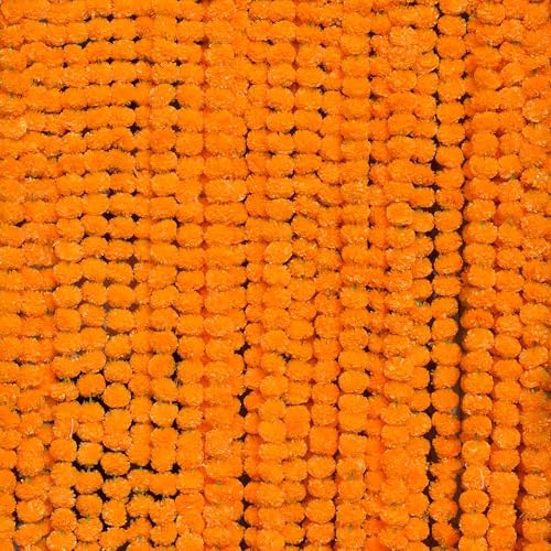 DIYANA IMPEX 5 Feet Marigold Garland Decor
