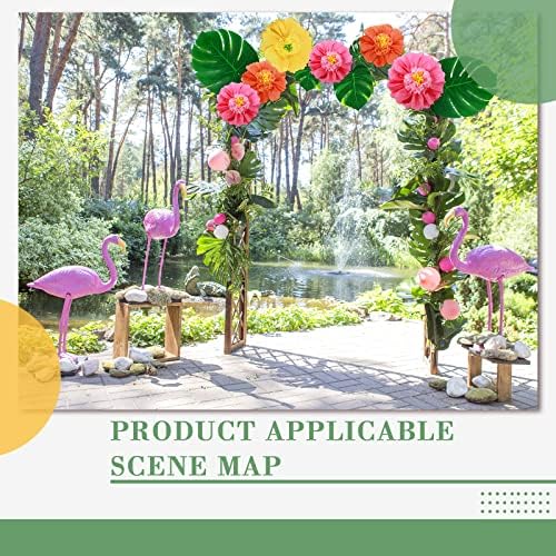80 Pack Tropical Party Decorations Supplies Set