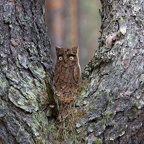 Wooden Owl Figurines Home Decor - Medium