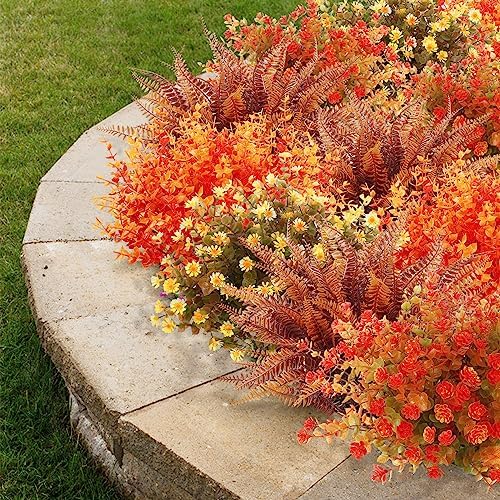 Ouddy Decor 24 Bundle Artificial Fall Flowers Set 1