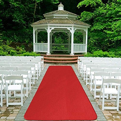 House Home and More Red Carpet Aisle Runner 4x20 1