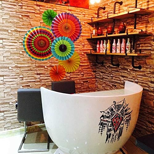 Hola Fiesta Paper Fans Set of 12 for Celebrations