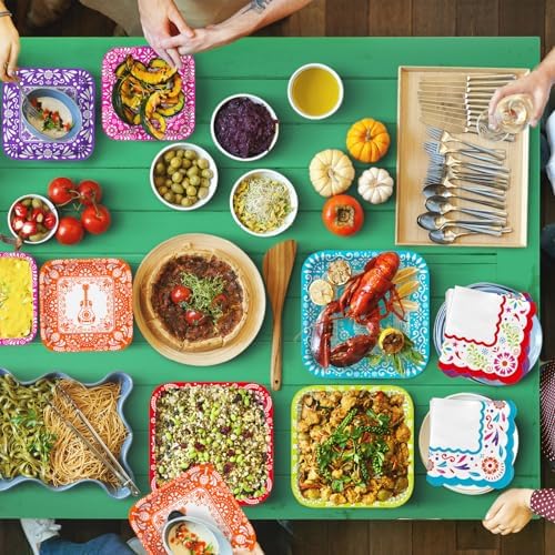 Fiesta Party Supplies Kit for 48 Mexican Celebration Plates Napkins Decor